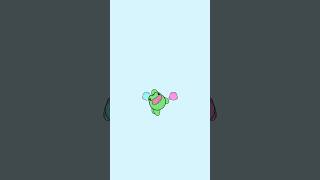The frogs are waving! I hope you’ll wave back! #frog #cuteanimation #animated