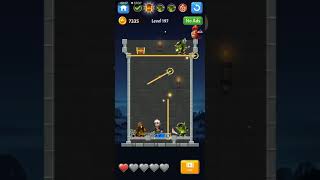 Hero rescue pin puzzle pull the pin level 197 screenshot 4