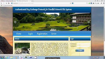Authenticated Key Exchange Protocols for Parallel Network File Systems | Dot Net Project