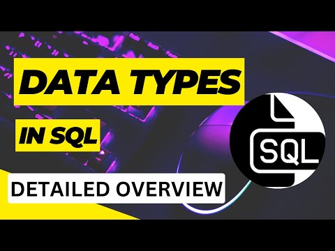 Data Types in SQL - Size Limit, Description and more.