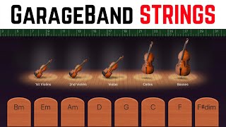 How to use STRINGS in GarageBand iOS (iPad/iPhone) screenshot 5