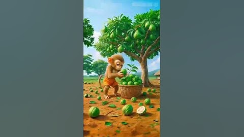 The monkey plants an apple tree and brings it in a tractor 😢 #ai #monkey #apple #tree #women