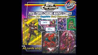2026 Topps CHROME MARVEL SAPPHIRE 1Case (10 Box) Break #1 eBay Live 08/06/26