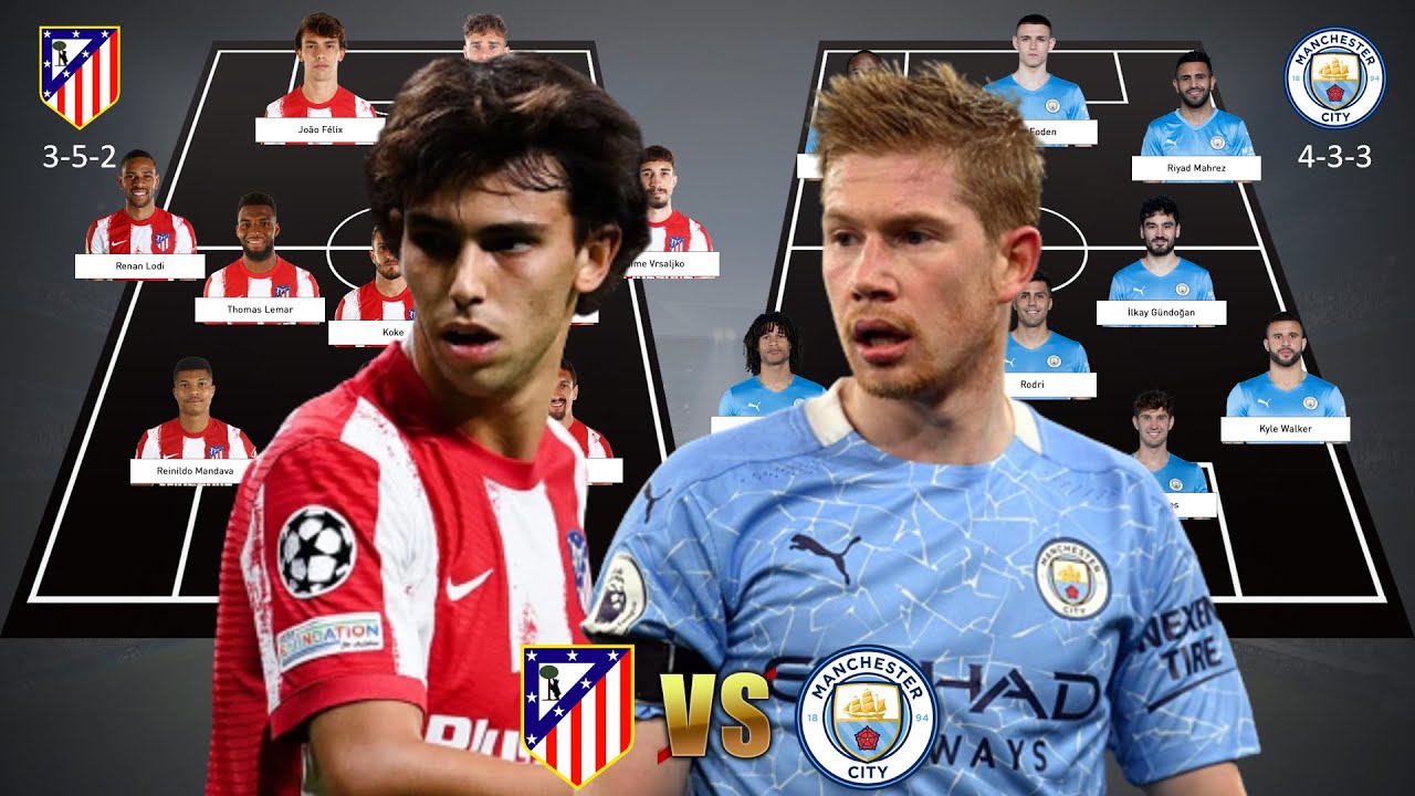 Confirmed Line-Ups: Atletico Madrid vs Manchester City ...