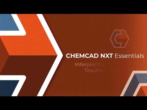 CHEMCAD Essentials, Part 3: Interpreting Results and Troubleshooting - video from Chemstations