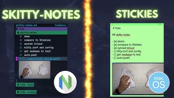 Skitty Notes | Sticky Notes in Neovim with Markdown, Images, and Git Sync