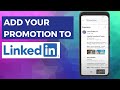 How to add your promotion to your LinkedIn Profile