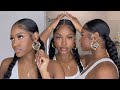 *easy* pigtails/two braided ponytails tutorial ft. silviax jewelry🤍