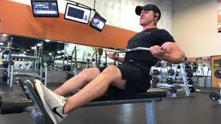 Seated Cable Rows Ez Bar Underhand - Back