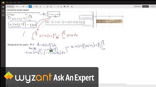 Evaluate a double integral involving trig function.