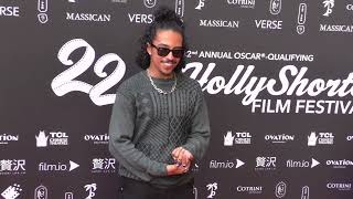 Princeton Perez arriving to the HollyShorts Festival al TCL Chinese Theatre in Hollywood