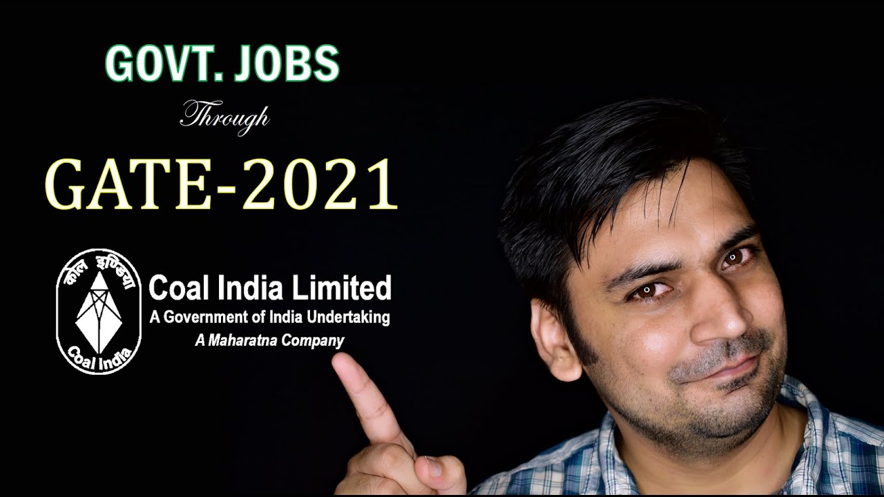 Coal India Recruitment 2021 || GATE-2021 || Latest Job Notification 2021