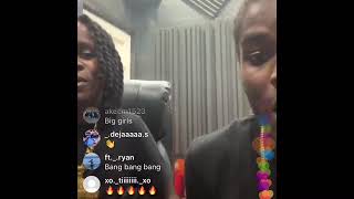 Medz boss and prince Swanny went live in studio freestyle (kush up challenge )🇹🇹
