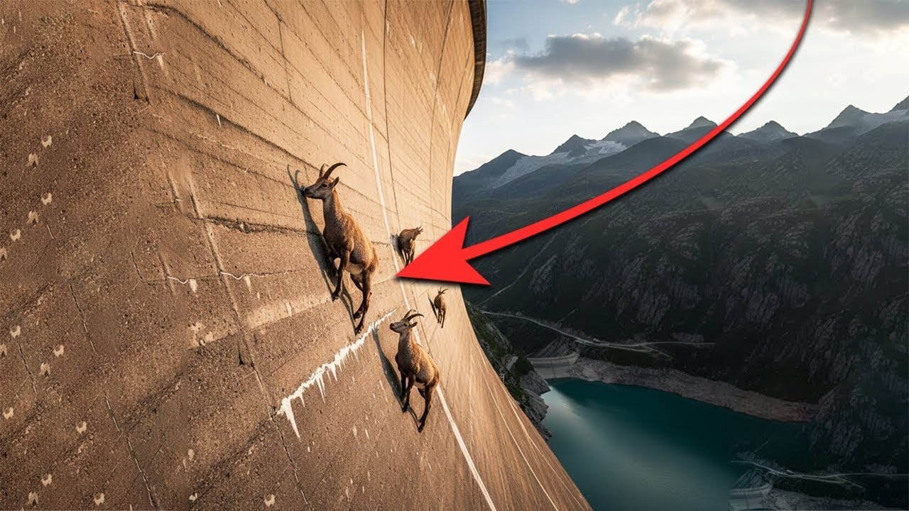 How Are These Goats Standing There Without Falling? 🙆‍♂️ 