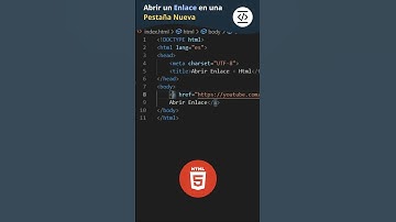 Como abrir un enlace en otra pestaña | HTML