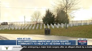 American Legion asks community to help give veteran a proper burial