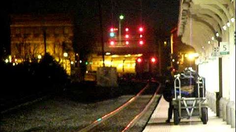Amtrak Train 79 Takes the Diverging Clear Signal at POMONA Interlocking