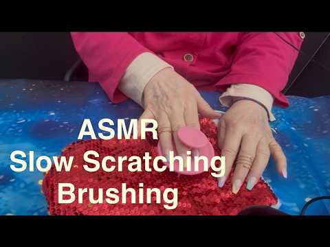 ASMR A SENSORY LULLABY of Slow Scratching & Tapping for Soothing Sleep. No Talking 🎧