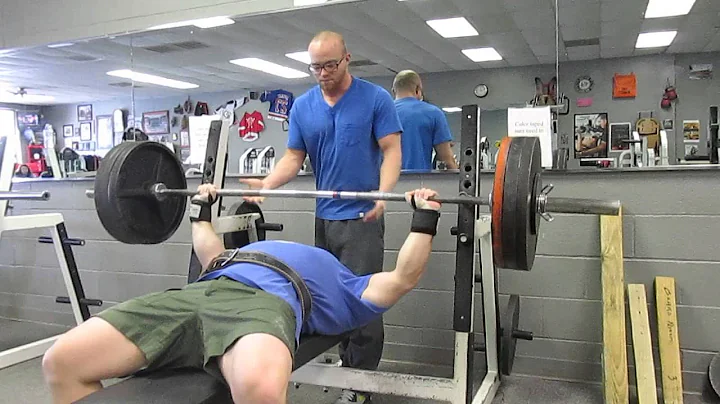 Bench Press 335 for 22 reps keith mackey @ 217