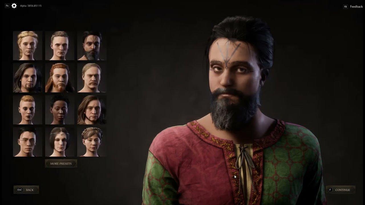 Pax Dei first look - Character Creation - YouTube