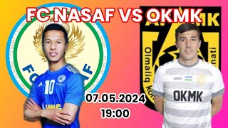 Super liga qaytmoqda. FC NASAF VS OKMK