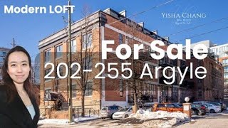 SOLD over asking🔥🔥🔥Downtown LOFT for sale: 202 255 Argyle