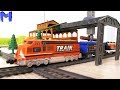 Поезд - лесовоз и железная дорога - Видео про машинки и поезда для детей - Игрушки для мальчиков