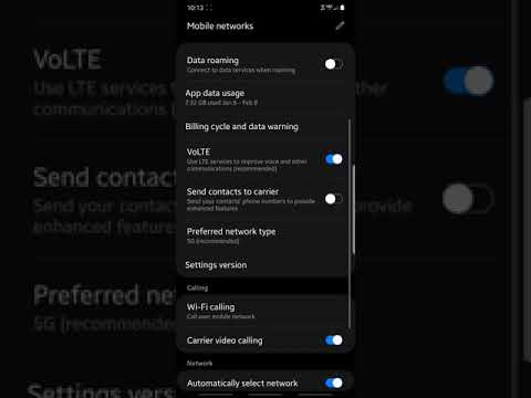 Using Samsung Band Selection on s21 ultra (US version)