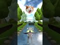 Flying gorilla ad girl
