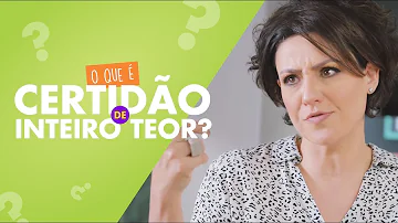Como tirar Certidão de Inteiro Teor do imóvel?
