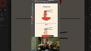 Beginner Vs Pro tutorial #artist #art #designer #graphicdesign #photoshop #tips