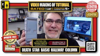 Star Wars Diorama - Death Star Basic Hallway Column - Action Figure DIY Tutorial