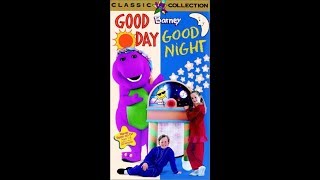 Barney's Good Day, Good Night 1997 VHS