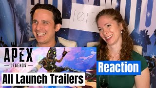 Apex legends All Launch Trailers Reaction