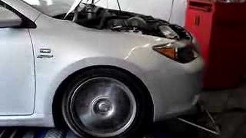 2007 Scion tC TRD supercharger on Dynodynamics DYNO