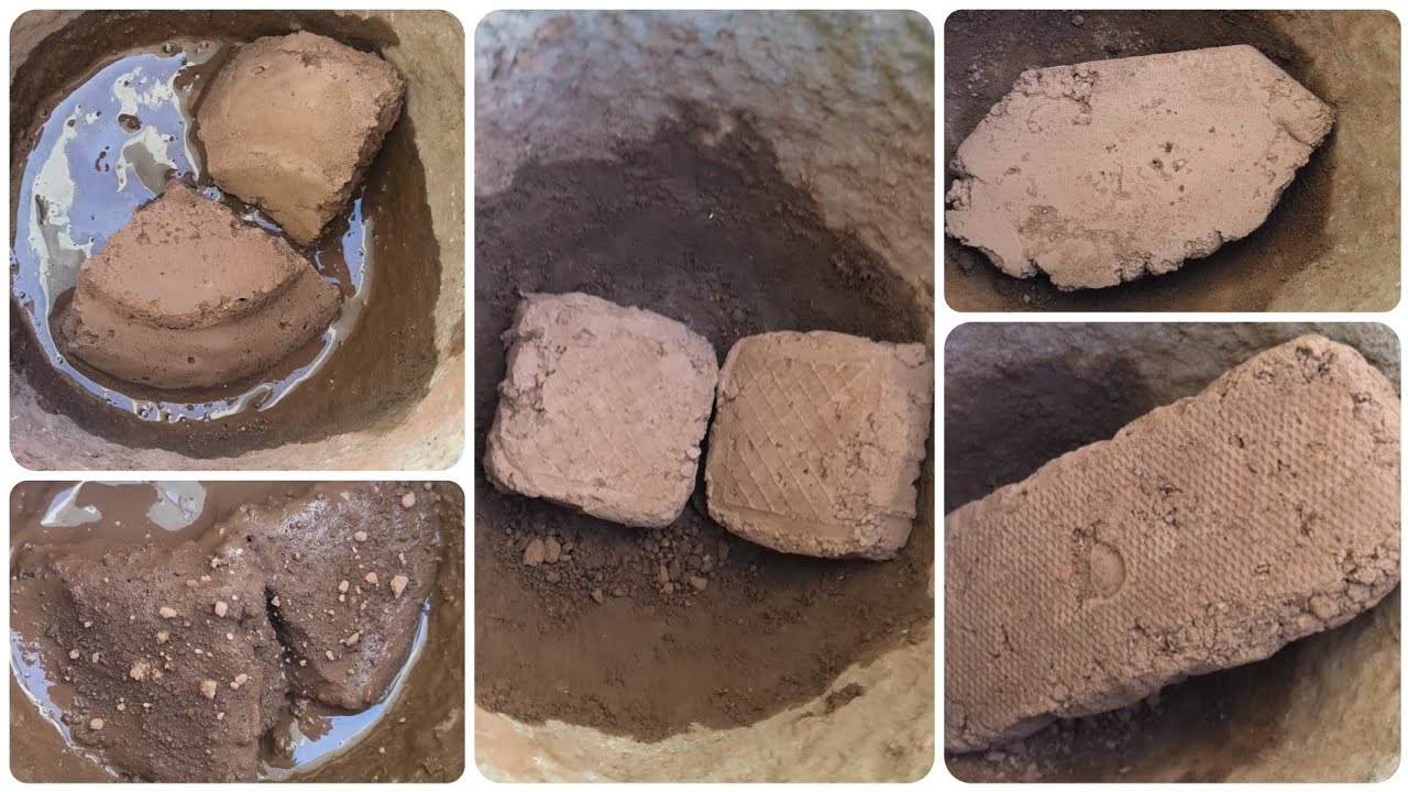 Dusty red mitti crushing #payal #youtubevideo 