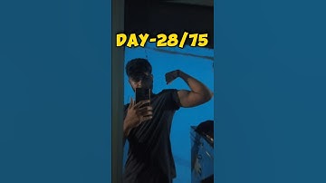 Day 28/75 Hard Challenge 🙉🔥 || Mini vlog-29 || #shorts #minivlog #challenge #vlog #fitness