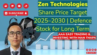 Zen Technologies Share Price Target 2025–2030 Defence Stock for Long Termz