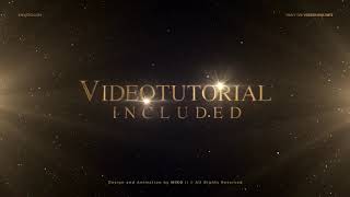 Awards Titles Gold-After Effects Template Videohive