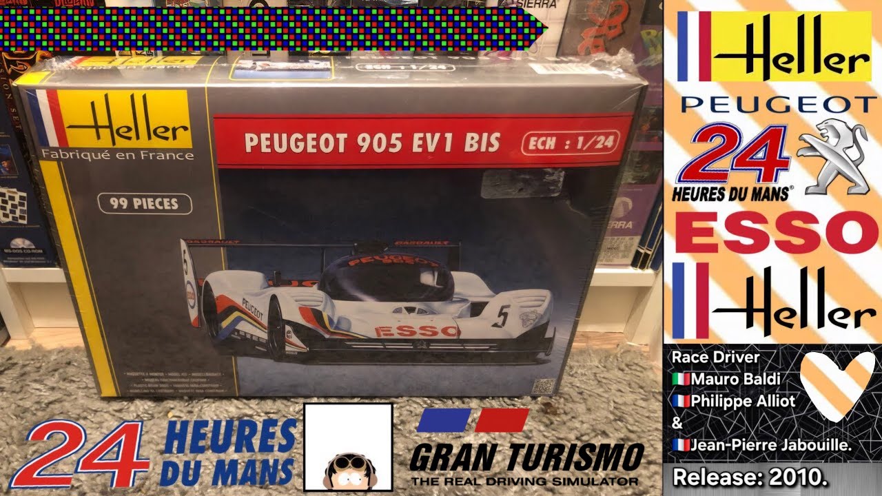 プラモデル1／24エレール プジョー905EV1 【ネイビーブルー】 ? BIS