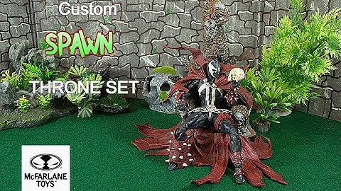 CUSTOM Mcfarlane Toys Spawn Throne Set