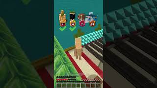 Italian Brainrot Mobs vs Obstacle Trap Course 2 #minecraft #shorts #italianbrainrot