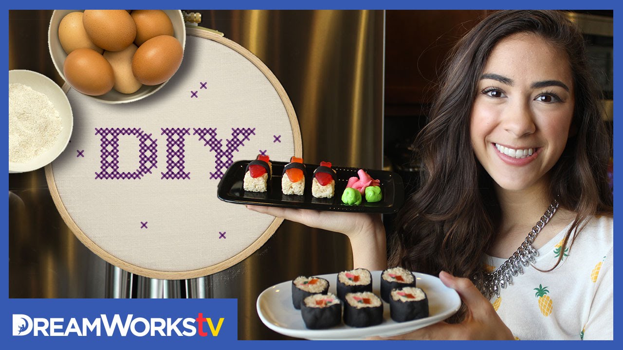 dreamworks vs pixar Super Sweet Candy Sushi with Claycupcakes4 I I ♥ DIY