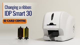 How to change an IDP Smart 30 printer ribbon