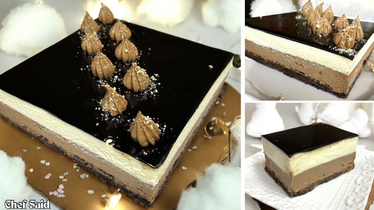 كوني شاف في دارك 👨🏻‍🍳حضري حلوى فرنسية راقية بطبقتين سهلة تبهري بيها الضياف والعائلة مذاق خيالي 