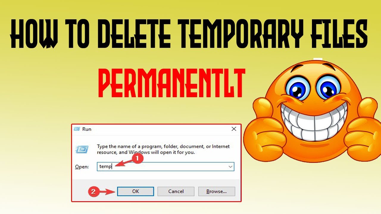 Windows 10 Delete temporary files to free up space YouTube