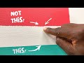 How to get super clean and straight lines when using masking tape (Demo)