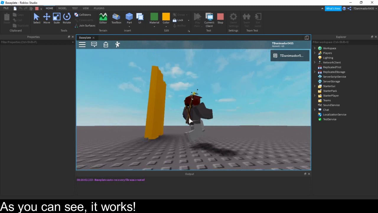 how to create an audio in roblox using pc