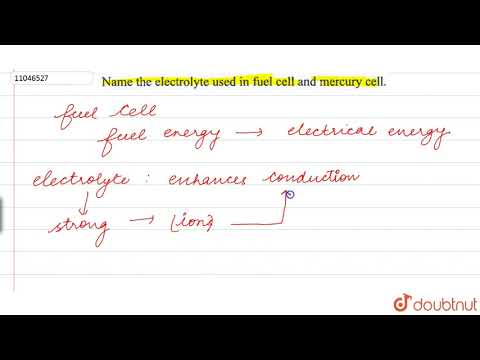 ভিডিও: পারদ কোষে ইলেক্ট্রোলাইট ব্যবহৃত হয়?