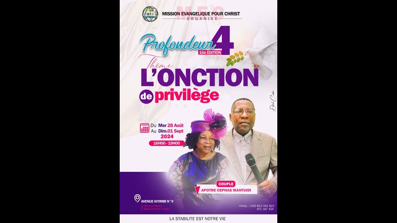 THEME : L'ONCTION DE PRIVILEGE